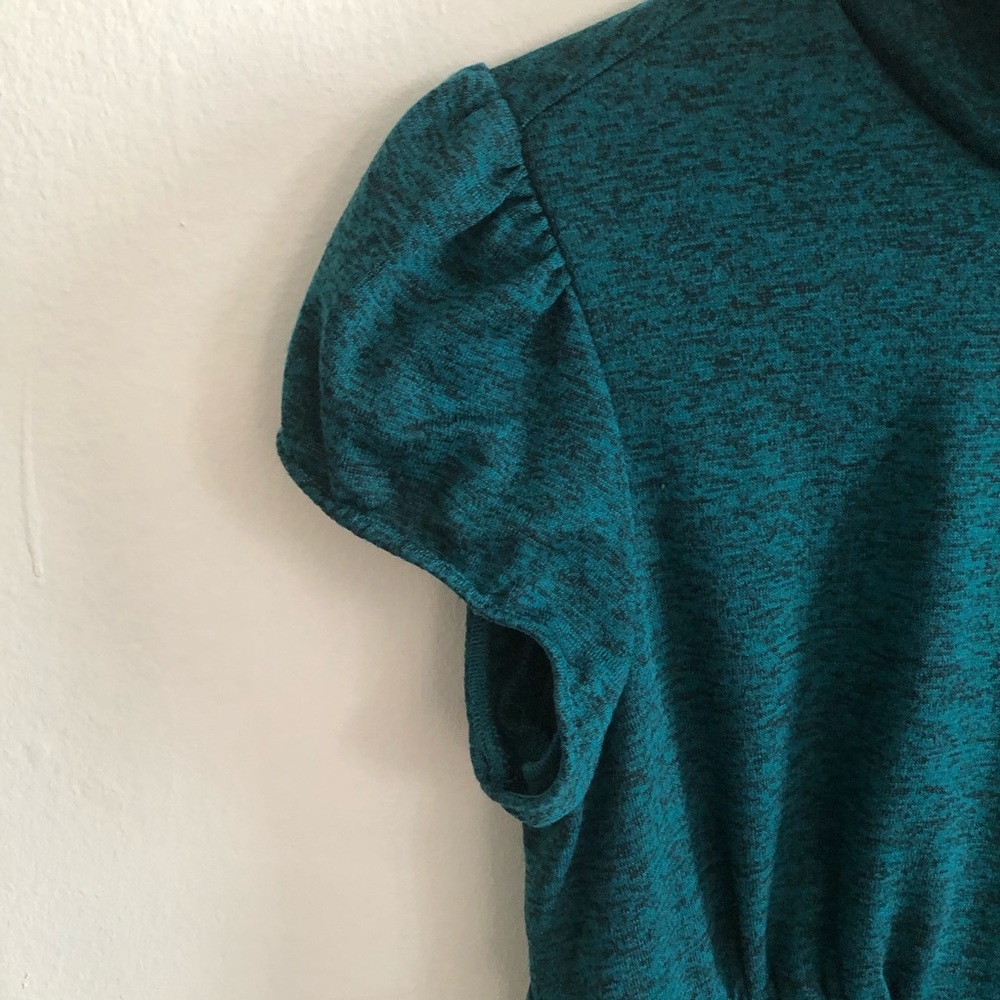 RUBY ROX Teal Bubble Hem Dress π¦π - Picture 4 of 6